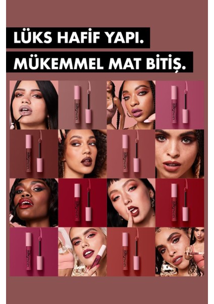 Nyx Likit Mat Ruj - Lip Lingerie Xxl Matte Liquid Lipstick Undressed