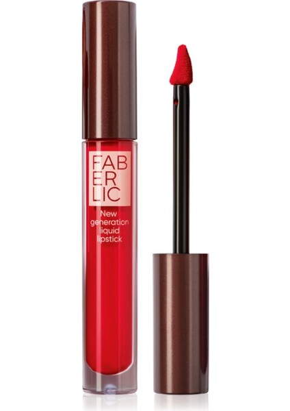 Faberlic Glam Team Mat Likit Ruj Stay True Al Kırmızı 4.0 ml