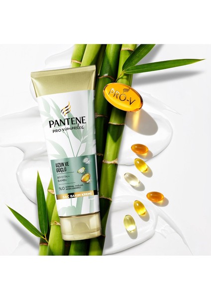 Uzun Ve Güçlü Bambu Ve Biotinli Saç Bakım Seti (Şampuan 400 Ml + Saç Kremi 275 Ml + Maske 1 indirimleri