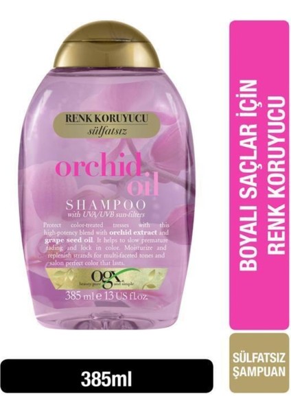 Orchid Oil Sülfatsız Şampuan 385 Ml