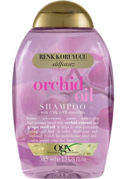 Orchid Oil Sülfatsız Şampuan 385 Ml