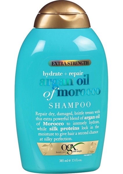 Argan Özlü Nemlendirici Şampuan - Argan Oil Shampoo 385 Ml