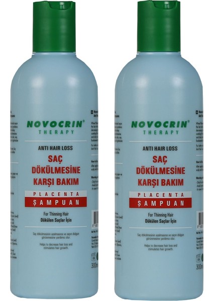 Placenta Şampuan 300 Ml 2 Adet