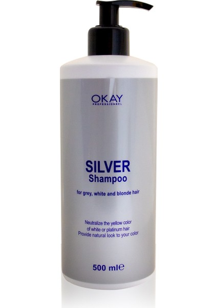 Okayprofessionnel Okay Silver Şampuan 500ml (Turunculaşma Karşiti)
