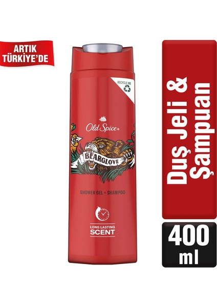 Duş Jeli & Şampuan 400 Ml Bearglove
