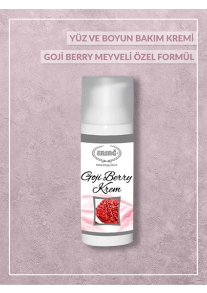 Goji Berry Meyveli Özel Formülü - Yüz ve Boyun Bakım Kremi