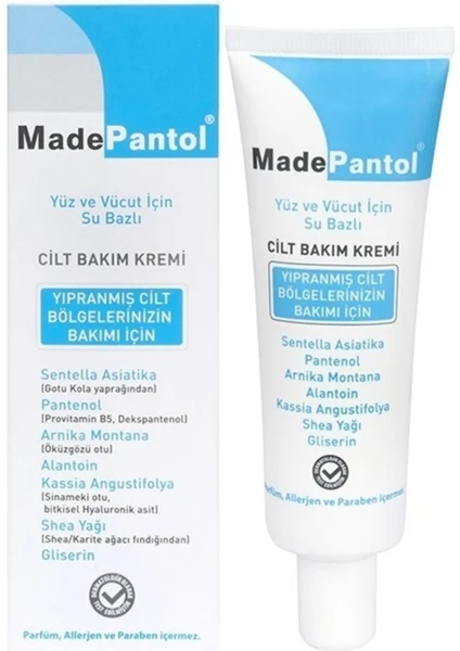 Madepantol Su Bazlı Cilt Bakım Kremi 50