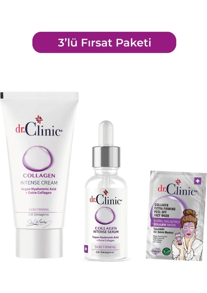 Dr. Clinic  Yoğun  Krem+Serum+Maske Seti