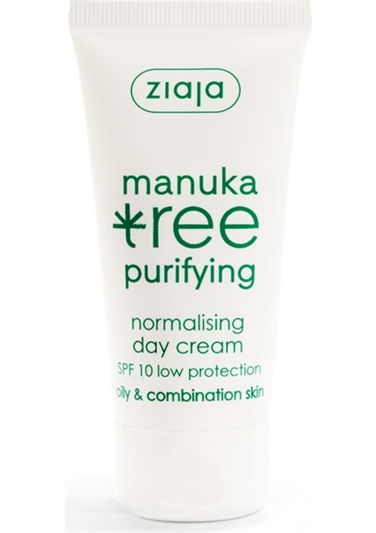 Manuka Ağacı Özlü Normalleştirici Gündüz Kremi SPF10 50ML