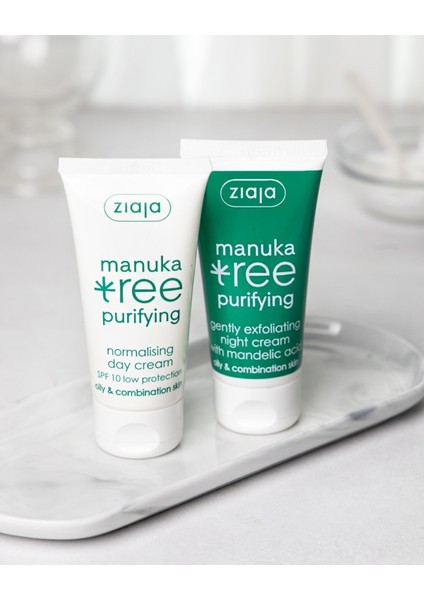 Manuka Ağacı Özlü Normalleştirici Gündüz Kremi SPF10 50ML