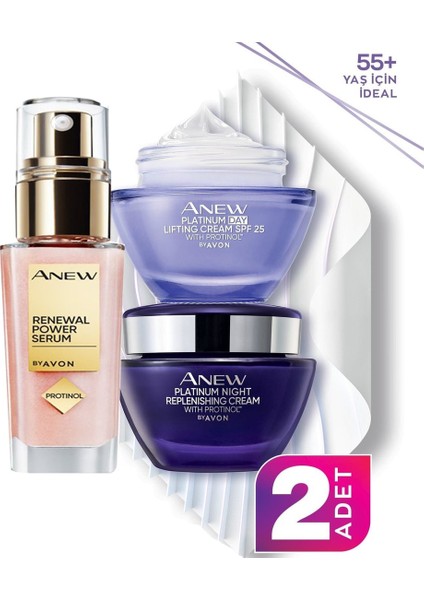 Anew Platinum Gece ve Gündüz Kremi - Protinol Serum