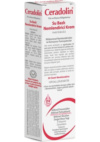 Su Bazlı Nemlendirici Krem 40ML