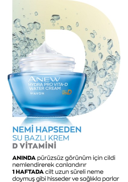 Anew Hydra Pro Vitamin D Su Bazlı Nemlendirici Krem - 50ML