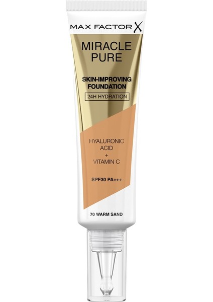 Max Factor Miracle Pure Foundation Warm Sand No:70