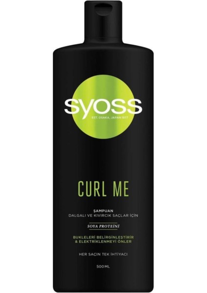 Curl Me Bukle Belirginleştirici Şampuan 500ml X2 Adet + Saç Kremi 500ml