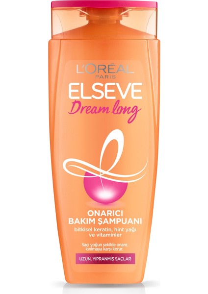 Dream Long Onarıcı Bakım Şampuanı 450 Ml X2 & Dream Long Mükemmel Düz Pürüzsüzleştirici Seru