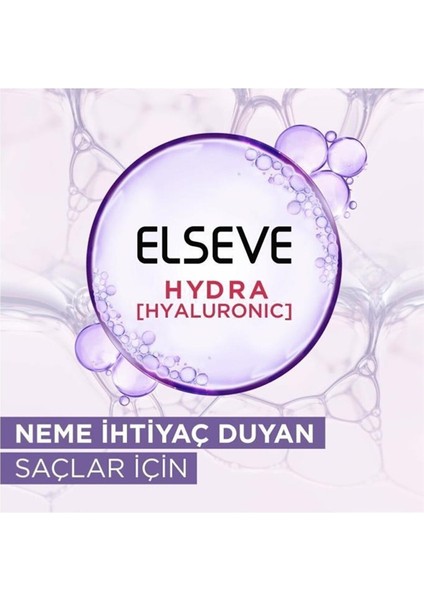 Loreal Hydra (Hyaluronik Asit) Nem Dolduran Şampuan 390 Ml X 3 Adet