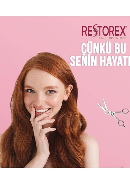 Kuru Ve Yıpranmış Saçlar Için Şampuan 500 Ml 4 Adet Restorex Kuru Yıpranmış 500