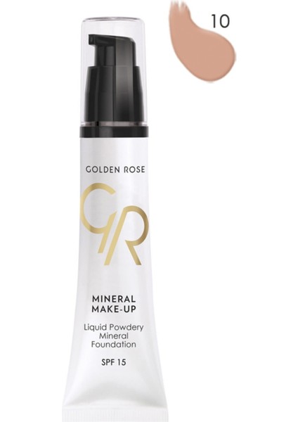 Mineral Fondöten - Liquid Powder Mineral Foundation Spf 15 No: 10 35 ml 8691190101909