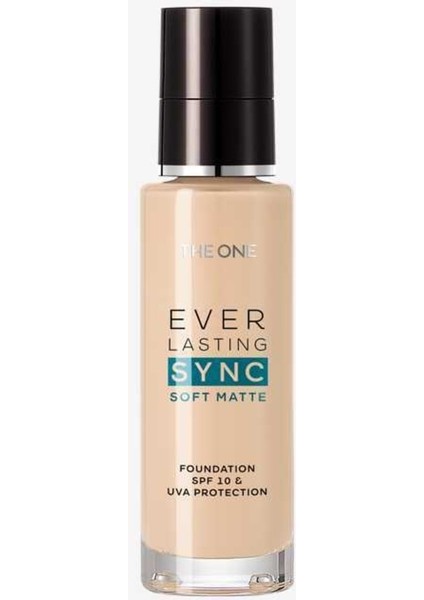 The One Everlasting Sync Soft 12 Saat Kalıcı Mat Fondöten-Vanilla Neutral
