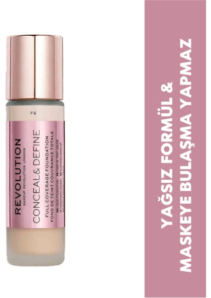 Conceal & Define Fondöten F6