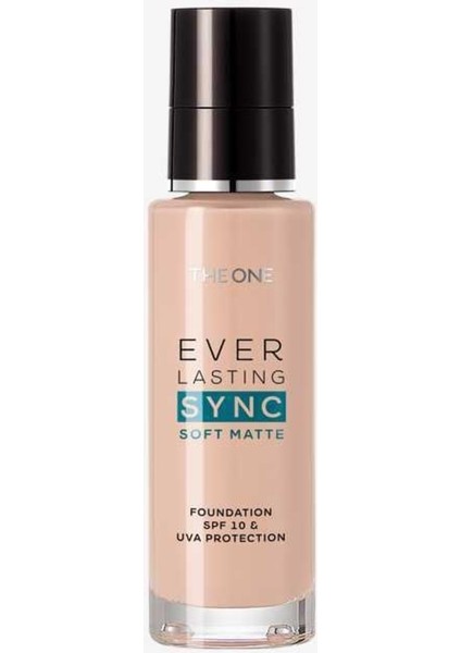 The One Everlasting Sync Soft 12 Saat Kalıcı Mat Fondöten-Alabaster Cool