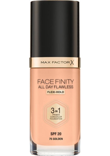 Fondöten - Facefinity All Day Flawless Foundation 75 Golden 3614225851667