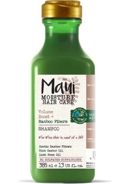 Mauı Bamboo Fibers Shampoo 385 Ml