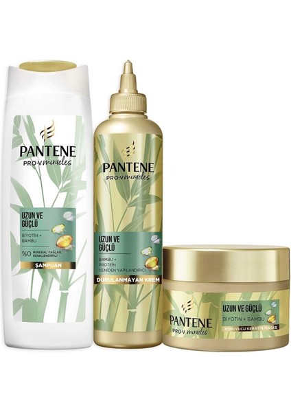 Uzun Ve Güçlü Saç Bakım Seti Bambu Ve Proteinli 3 Lü Set fiyatları