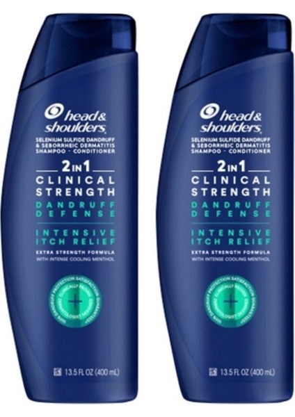 Head And Shoulders Head Shoulders Clinical Kepek Ve 400 Ml X 2 Adet
