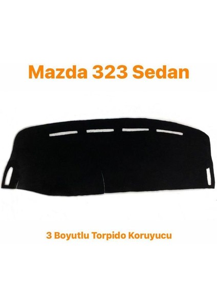 Mazda 323 Sedan 3 Boyutlu Deri Kapitone Torpido Örtüsü