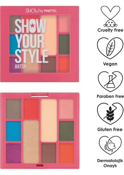 Show Your Style Artsy Far Paleti modelleri