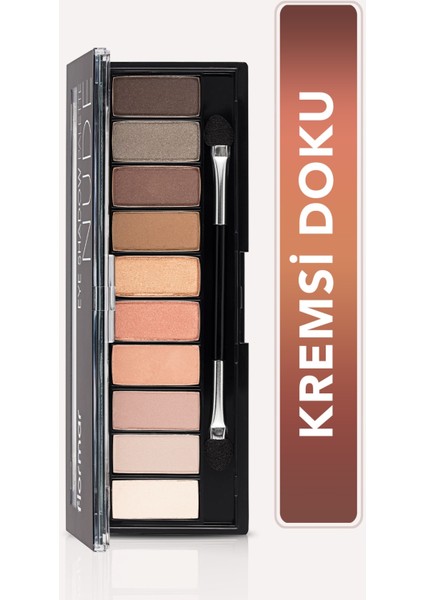 10'lu Far Paleti (Açık Nude ve Toprak Tonları) - Eyeshadow Palette - 001 - 8690604479511