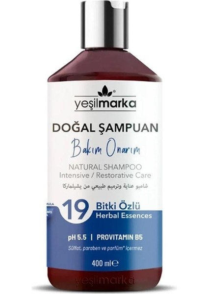 Doğal Bakım Şampuanı 400ml