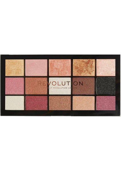 Makeup Revolution Palette Affection Sıcak ve Işıltılı Ton 15'li Far Paleti