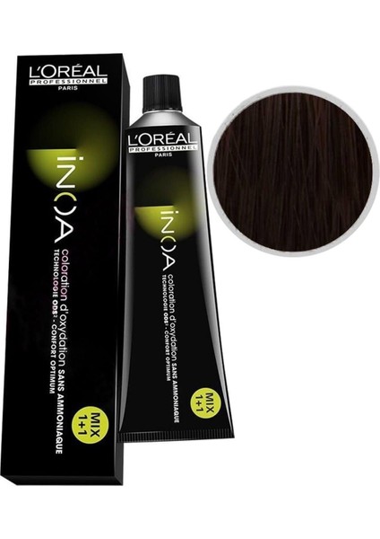Inoa Süper Saç Boyası 5.8 Koyu Çikolata Kahve 60 Ml. Inoa Saç Bakim