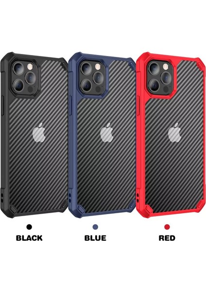 Apple iPhone 11 Pro Max Kılıf Şeffaf Karbon Desen Korumalı Kapak fiyatları