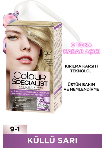 Küllü Sarı 9-1 Saç Boyası