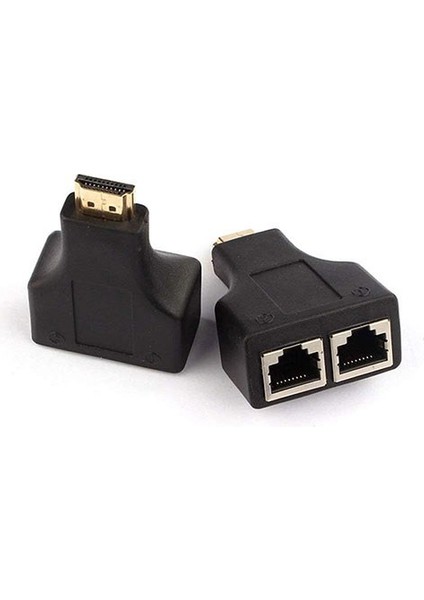 HDMI Extender Çevirici Cat 5e/6 Ethernet Kablo ile 30M Hdmı 1080P