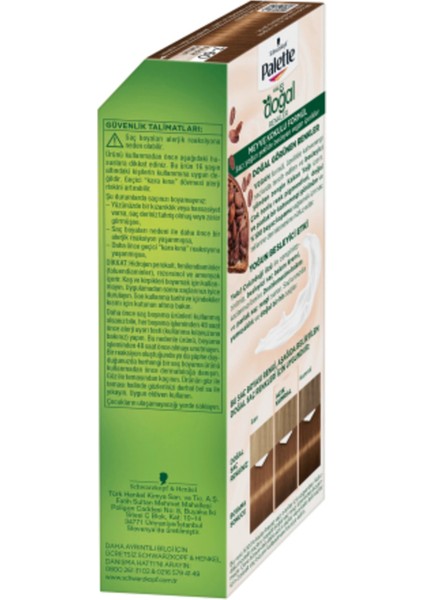 Palette Kalıcı Doğal Renkler Saç Boyası 7-60 Fındık Kahve modelleri