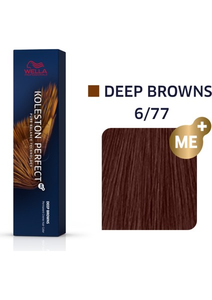 Koleston Perfect Me+ 6/77 Deep Browns Kalıcı Saç Boyası 60 Ml