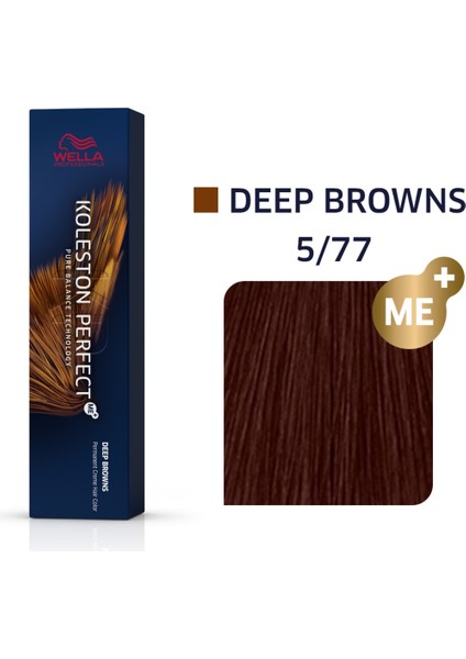 Wella Koleston  Koleston Perfect Me+ 5/77 Deep Browns Kalıcı Saç Boyası 60 Ml