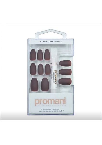 Matte Takma Tırnak Kiti Koyu Bordo PR-5018 fiyatları