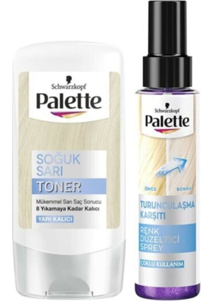 Soğuk Sarı Tonerve Turunculaşma Karşıtı Sprey