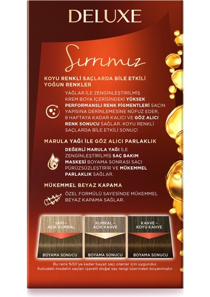 Deluxe Yoğun Renkler 7-1 Asil Kumral X 2 Adet indirimleri