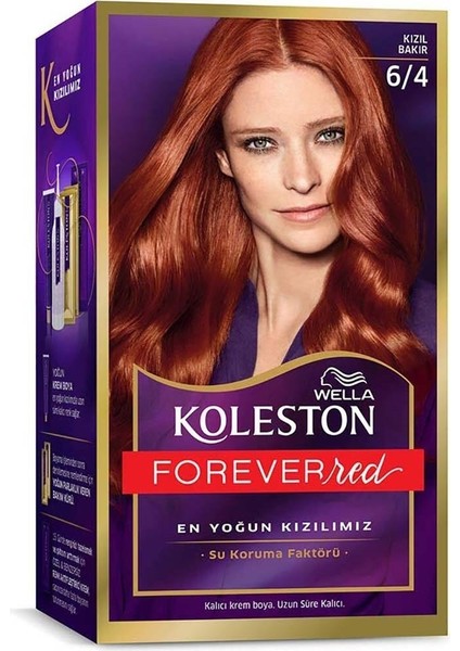 Wella Koleston  Koleston Kıt 6/4 Kızıl Bakır