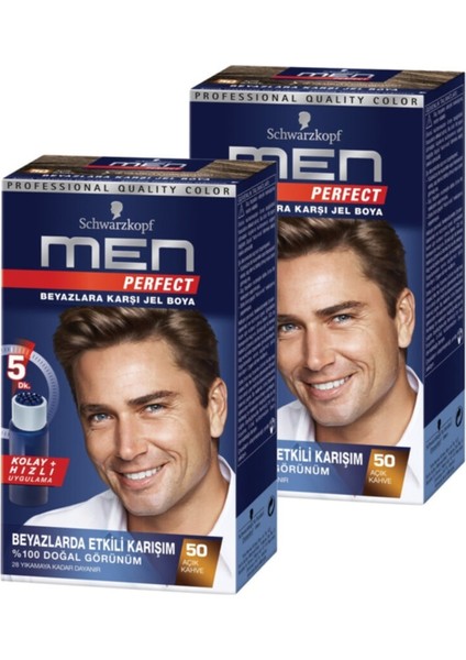 Men Perfect 50 Açik Kahve 2 Li