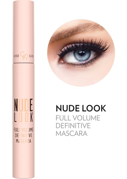 Siyah Maskara - Nude Look Full Volume Definitive Mascara 8691190967482