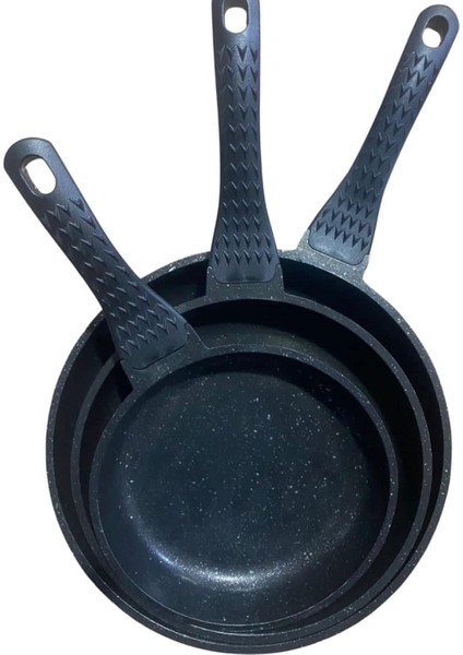 3lü Tava Seti Granit Döküm