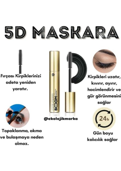 Mascara 5d Dimension 01 Extreme Black - Color Boom modelleri